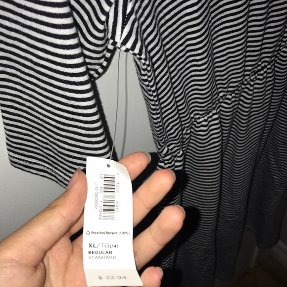 Black & White Striped Dress - Picture 3 of 3